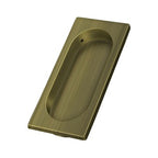 Deltana Jaladera Empotrada Grande 3-7/8" — Latón Antiguo
