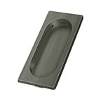 Deltana Jaladera Empotrada Grande 3-7/8" — Níquel Antiguo Mate