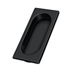 Deltana Jaladera Empotrada Grande 3-7/8" — Negro Mate