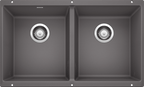 Blanco Precis Equal Double Bowl — Tarja de Silgranit