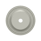 Deltana Placa Base para Perilla 1-1/2" — Níquel Satinado