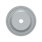 Deltana Placa Base para Perilla 1-1/2" — Cromo Satinado
