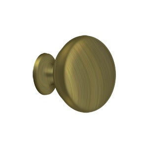 Deltana Perilla Redonda Sólida — Latón Antiguo
