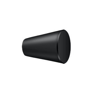 Deltana Perilla Cónica para Gabinete 1" — Negro Mate