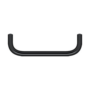 Deltana Jaladera de Alambre 4" — Negro Mate