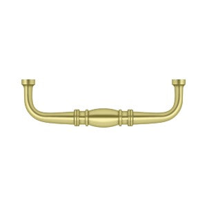 Deltana Jaladera de Alambre Colonial 4" — Latón Pulido