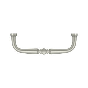 Deltana Jaladera de Alambre Tradicional 3-1/2" — Níquel Satinado