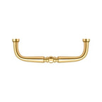 Deltana Jaladera de Alambre Tradicional 3-1/2" — Latón Pulido PVD