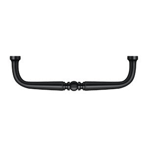 Deltana Jaladera de Alambre Tradicional 4" — Negro Mate