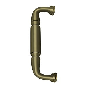 Deltana Jaladera para Puerta sin Roseta 8" — Latón Antiguo