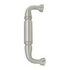 Deltana Jaladera para Puerta sin Roseta 8" — Níquel Satinado