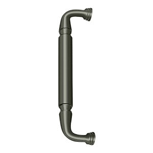 Deltana Jaladera para Puerta sin Roseta 10" — Níquel Antiguo Mate