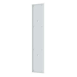 Deltana Placa de Empuje con Jaladera 3-1/2" x 20" — Cromo Pulido