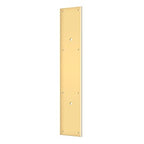 Deltana Placa de Empuje con Jaladera 3-1/2" x 20" — Latón Pulido PVD