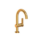 Newport Brass Pavani 2403 — Llave de Lavabo Monomando de Un Orificio — Latón Envejecido