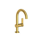 Newport Brass Pavani 2403 — Llave de Lavabo Monomando de Un Orificio — Latón Satinado (PVD)