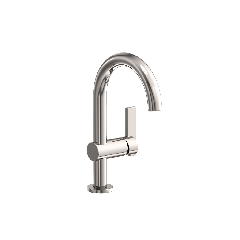 Newport Brass Pavani 2403 — Llave de Lavabo Monomando de Un Orificio — Níquel Pulido (Natural)