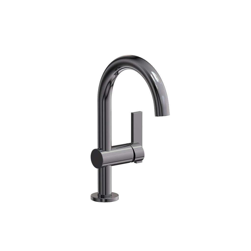 Newport Brass Pavani 2403 — Llave de Lavabo Monomando de Un Orificio — Cromo Medianoche
