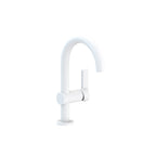 Newport Brass Pavani 2403 — Llave de Lavabo Monomando de Un Orificio — Blanco Mate