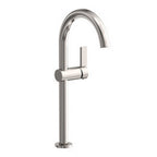 Newport Brass Pavani 2413 — Llave Alta de Un Orificio para Ovalín — Níquel Pulido (PVD)