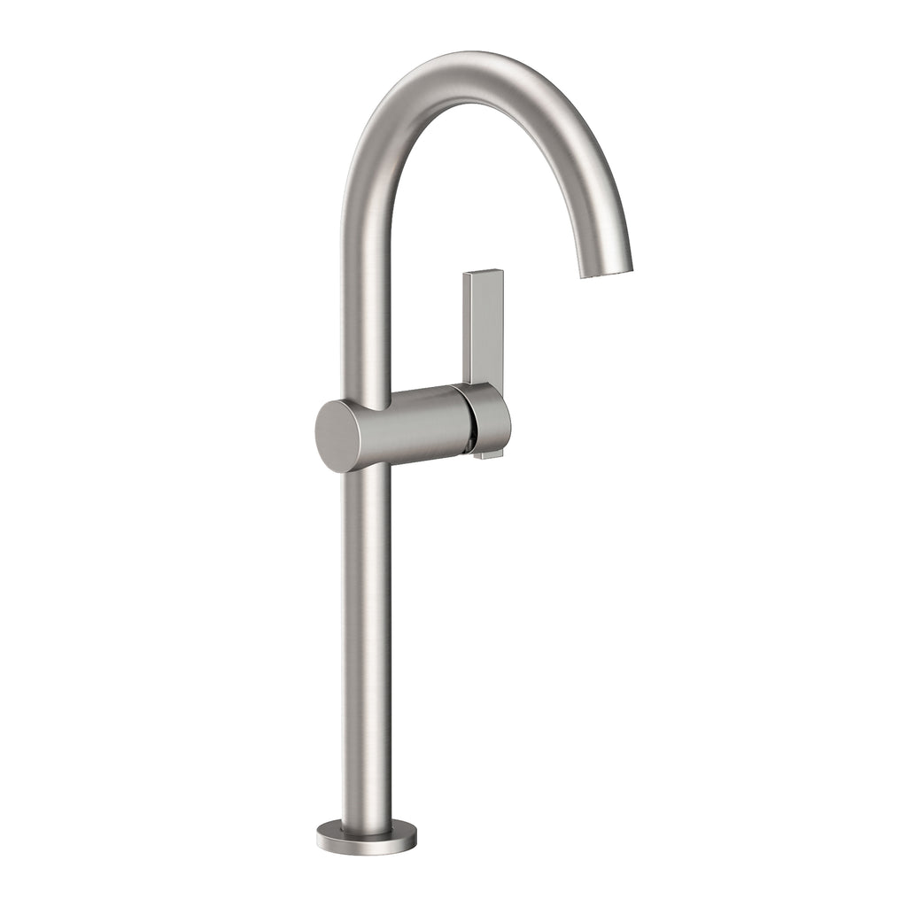 Newport Brass Pavani 2413 — Llave Alta de Un Orificio para Ovalín — Acero Inoxidable (PVD)