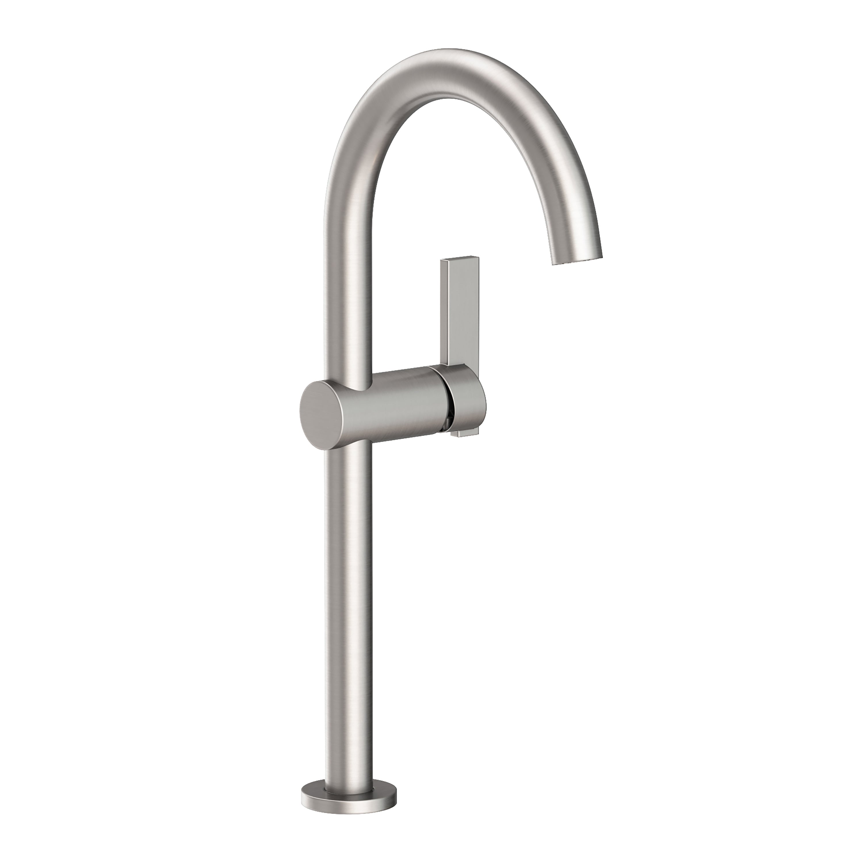 Newport Brass Pavani 2413 — Llave Alta de Un Orificio para Ovalín — Acero Inoxidable (PVD)
