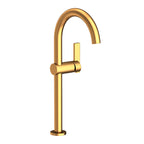 Newport Brass Pavani 2413 — Llave Alta de Un Orificio para Ovalín — Oro Satinado (PVD)