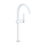 Newport Brass Pavani 2413 — Llave Alta de Un Orificio para Ovalín — Blanco Mate
