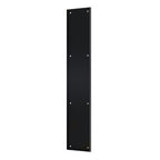 Deltana Placa de Empuje 3-1/2" x 20" — Negro Mate