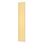 Deltana Placa de Empuje 3-1/2" x 20" — Latón Pulido PVD