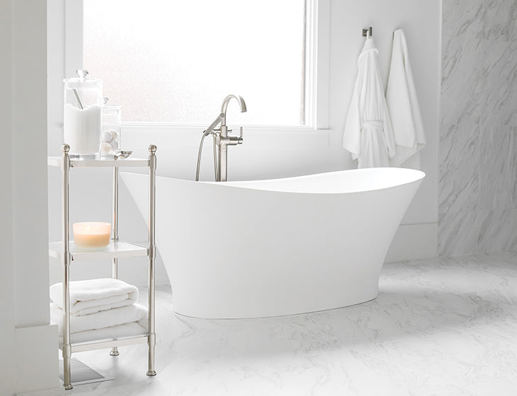 MTI Mallory bañera independiente de SculptureStone — vista de producto