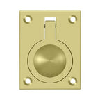 Deltana Jaladera de Anillo Empotrada 2-1/2" — Latón Pulido