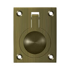 Deltana Jaladera de Anillo Empotrada 2-1/2" — Latón Antiguo