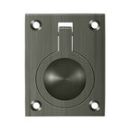 Deltana Jaladera de Anillo Empotrada 2-1/2" — Níquel Antiguo Mate