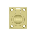 Deltana Jaladera de Anillo Empotrada 1-3/4" — Latón Pulido