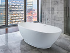 MTI Alissa bañera independiente de SculptureStone — vista de producto