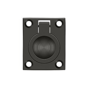 Deltana Jaladera de Anillo Empotrada 1-3/4" — Bronce Aceitado