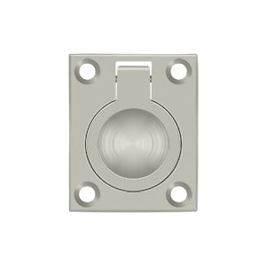 Deltana Jaladera de Anillo Empotrada 1-3/4" — Níquel Satinado