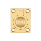 Deltana Jaladera de Anillo Empotrada 1-3/4" — Latón Pulido PVD