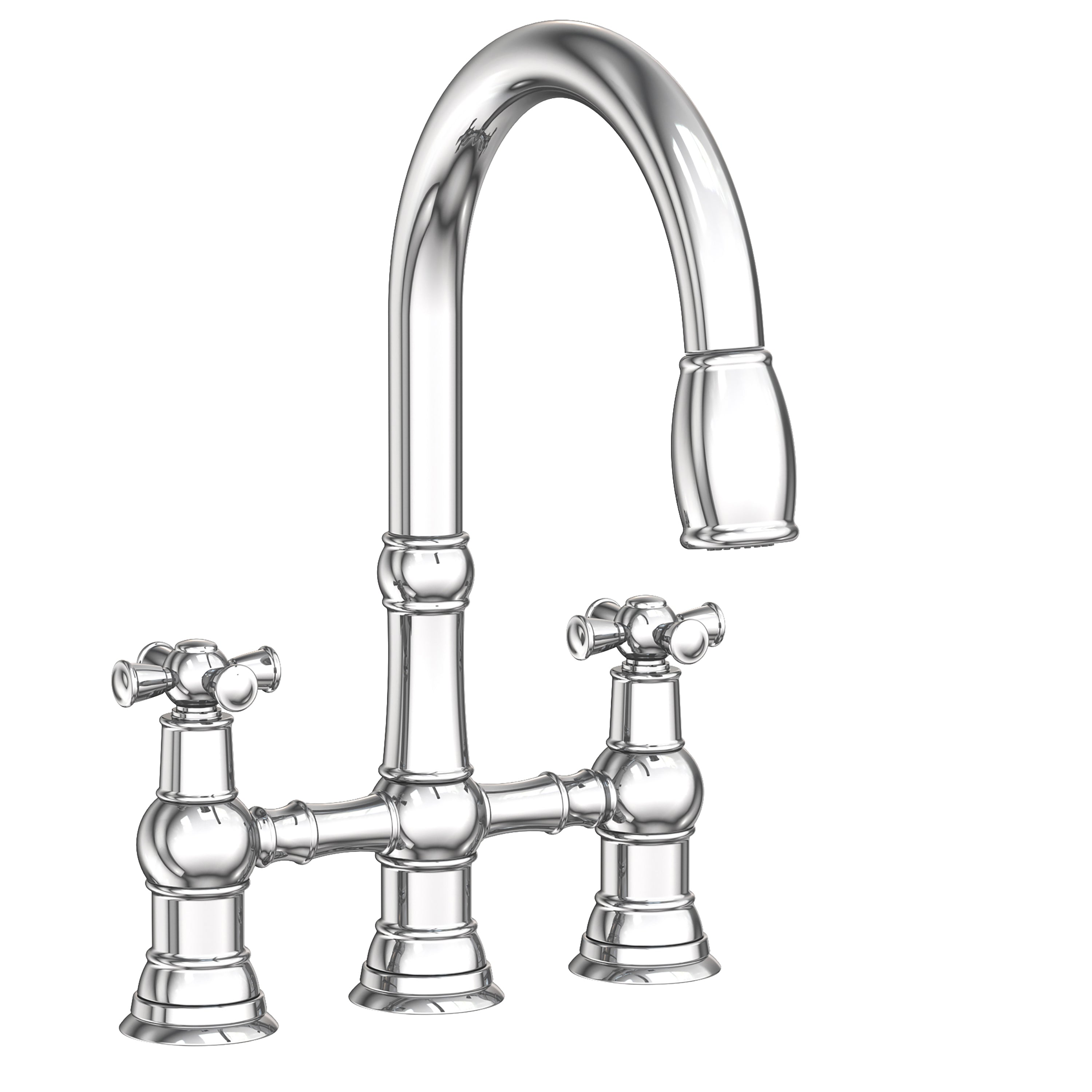 Newport Brass Jacobean 2470-5462 — vista de producto — Cromo Pulido