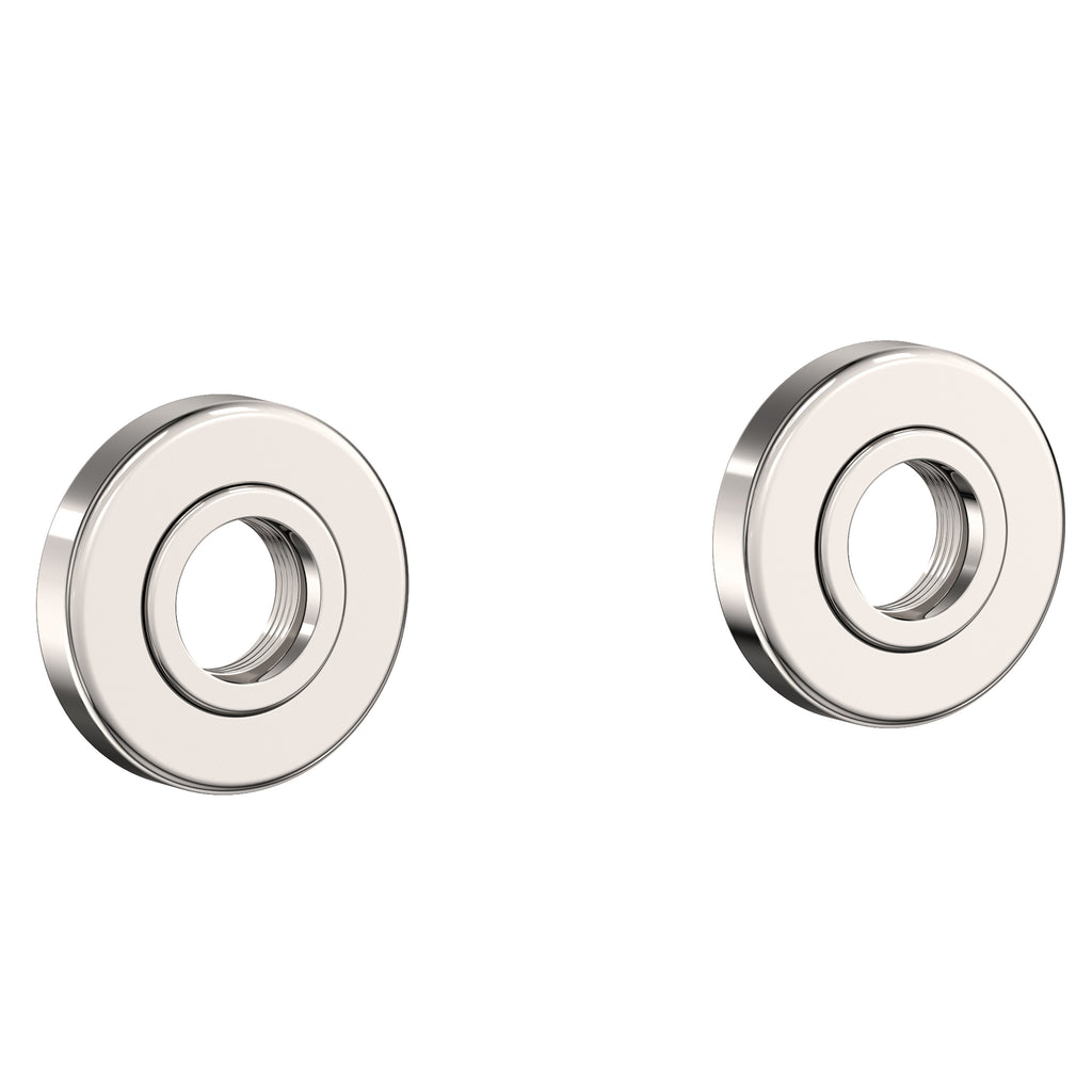 Newport Brass Pavani 2480-2400 — Anillos Decorativos y Herrajes para Barra de Seguridad — Níquel Pulido (Natural)