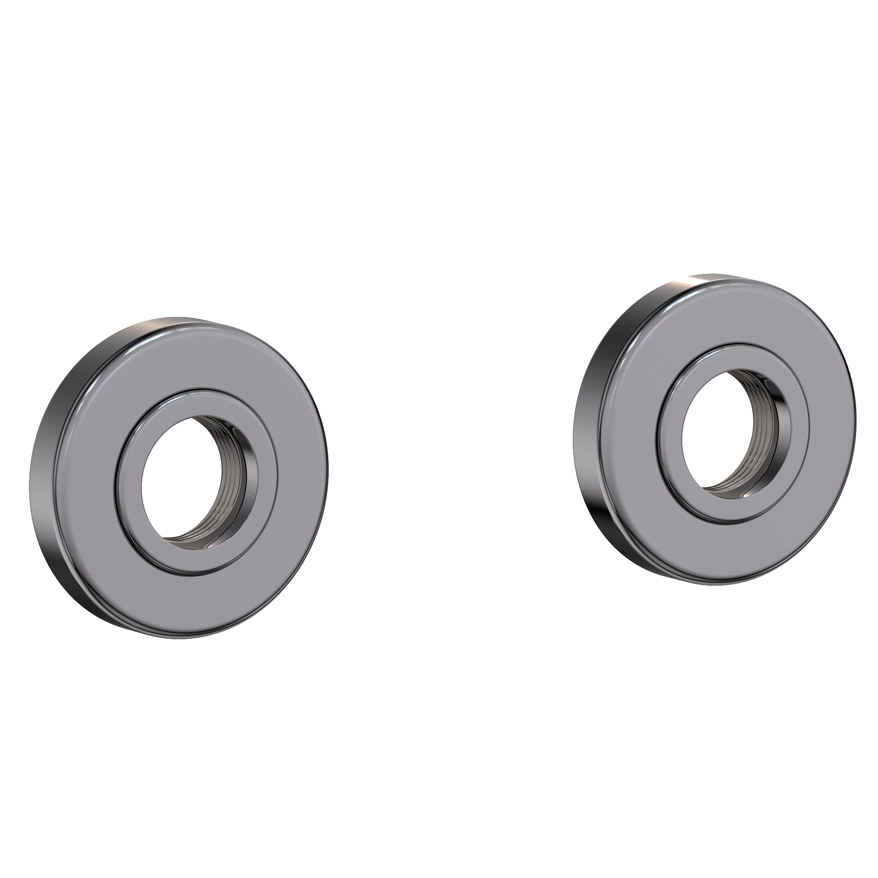 Newport Brass Pavani 2480-2400 — Anillos Decorativos y Herrajes para Barra de Seguridad — Cromo Medianoche
