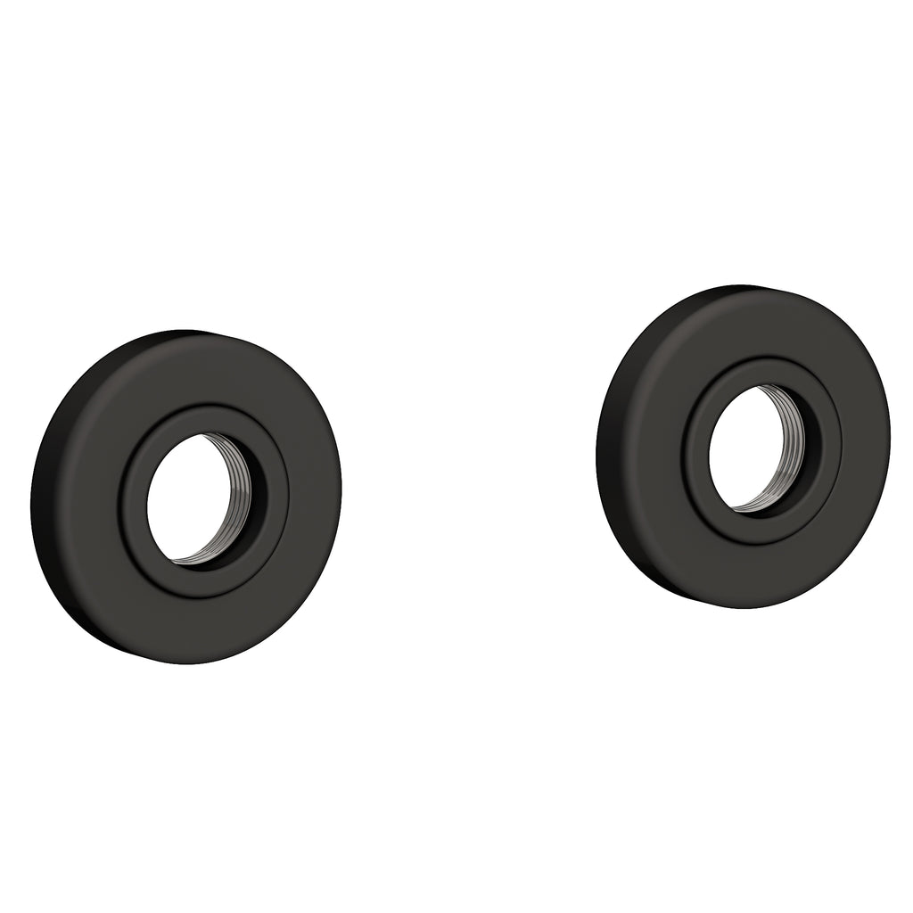 Newport Brass Pavani 2480-2400 — Anillos Decorativos y Herrajes para Barra de Seguridad — Negro Mate