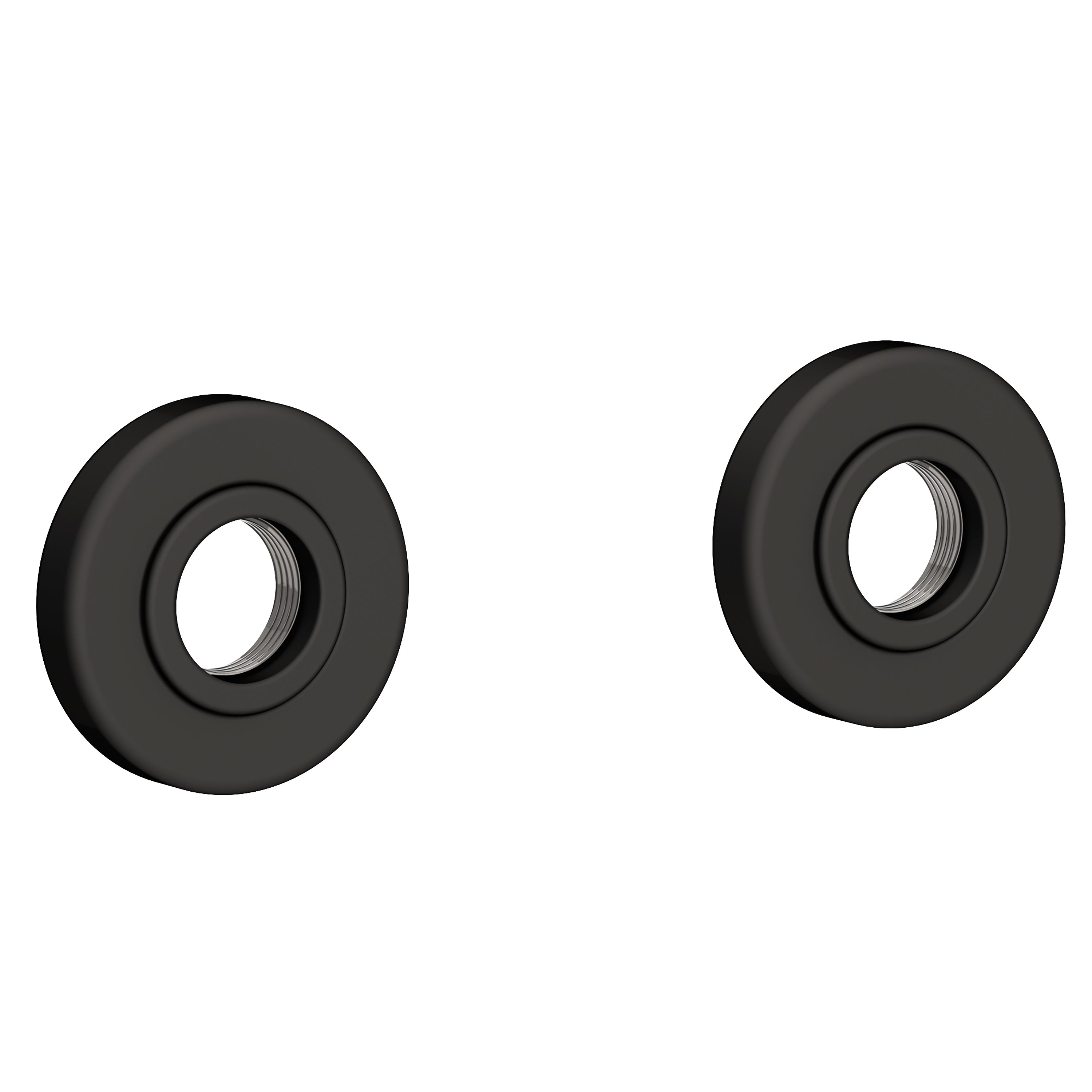 Newport Brass Pavani 2480-2400 — Anillos Decorativos y Herrajes para Barra de Seguridad — Negro Mate