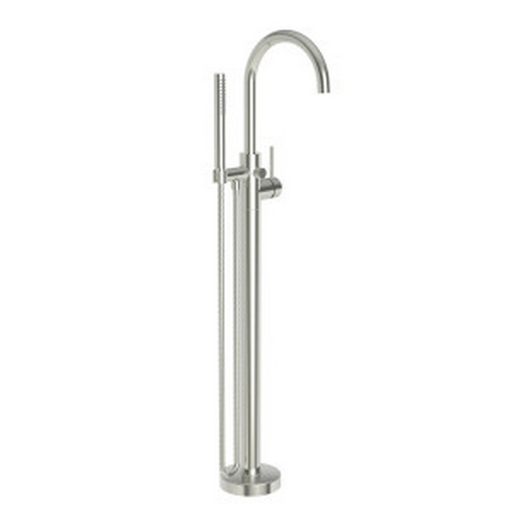 Newport Brass Pavani 2480-4261 — Llenador de Tina de Piso — Níquel Pulido (PVD)