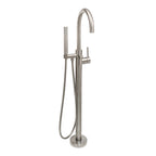 Newport Brass Pavani 2480-4261 — Llenador de Tina de Piso — Níquel Satinado (PVD)