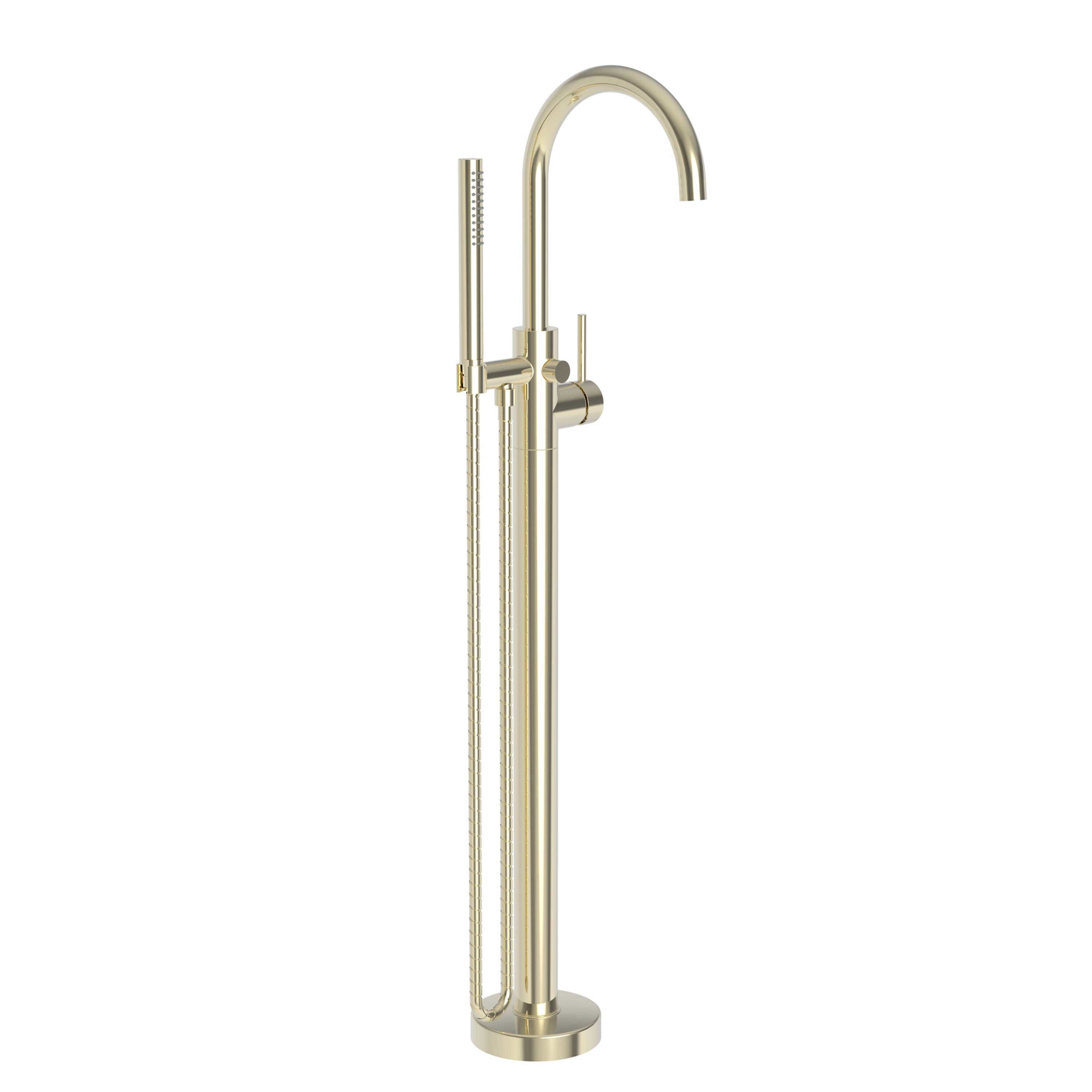 Newport Brass Pavani 2480-4261 — Llenador de Tina de Piso — Oro Francés (PVD)