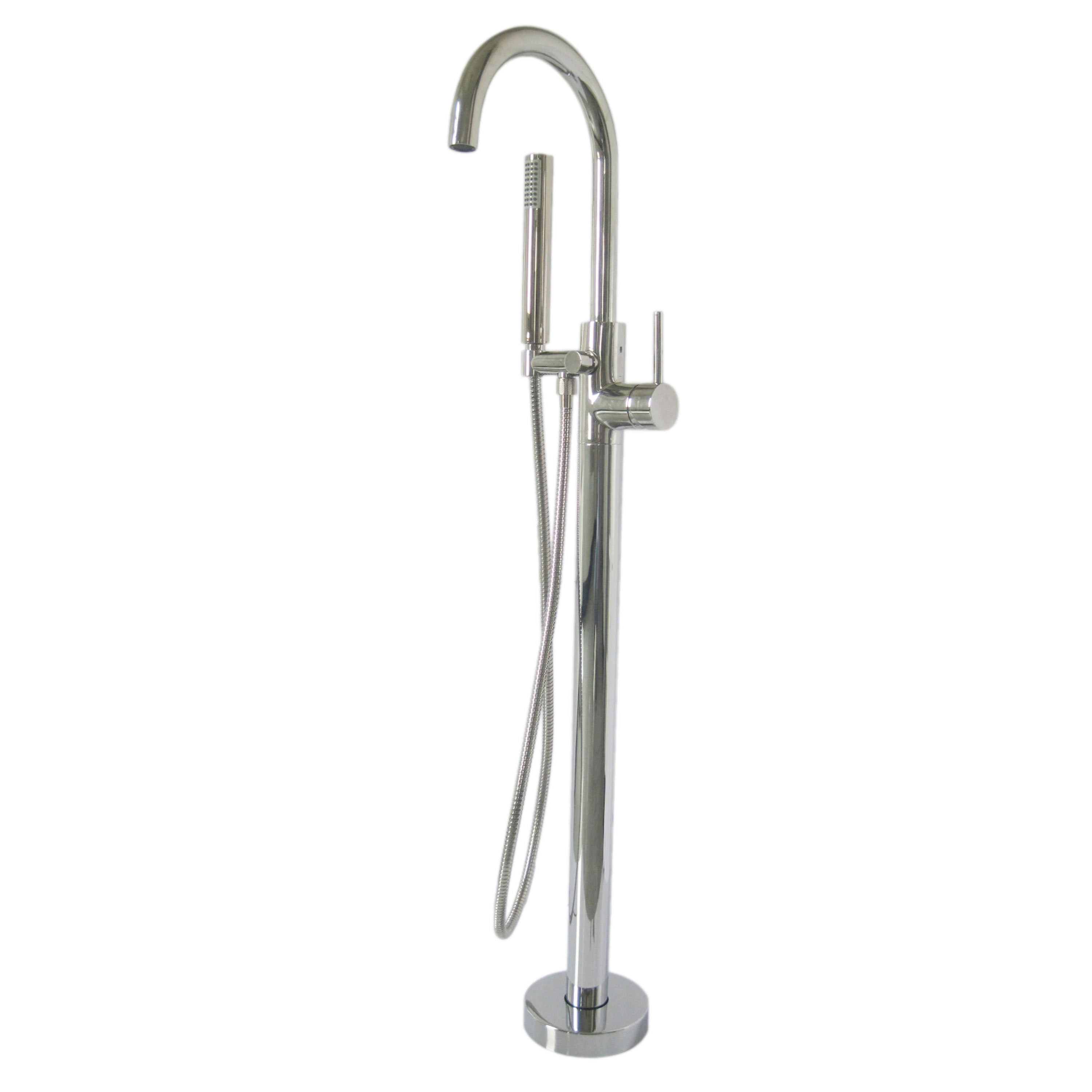 Newport Brass Pavani 2480-4261 — Llenador de Tina de Piso — Cromo Pulido