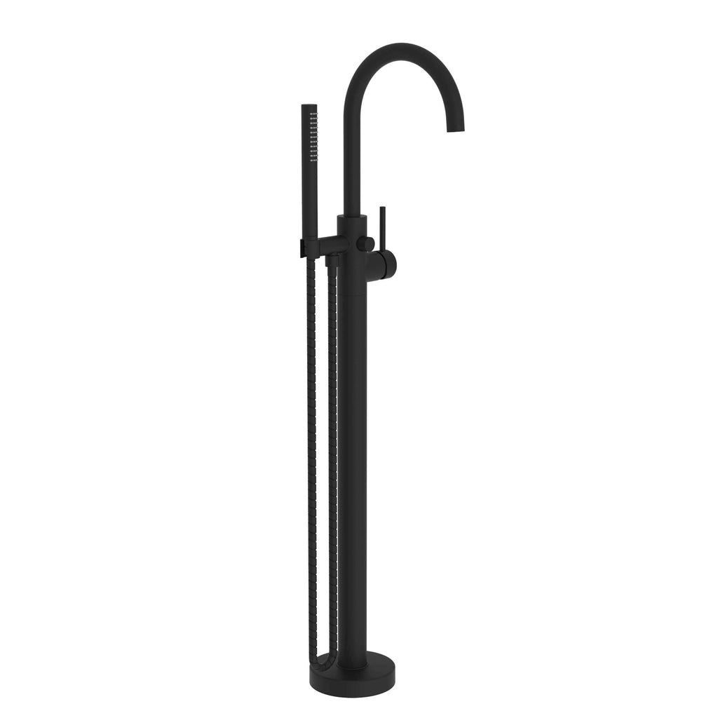 Newport Brass Pavani 2480-4261 — Llenador de Tina de Piso — Negro Mate