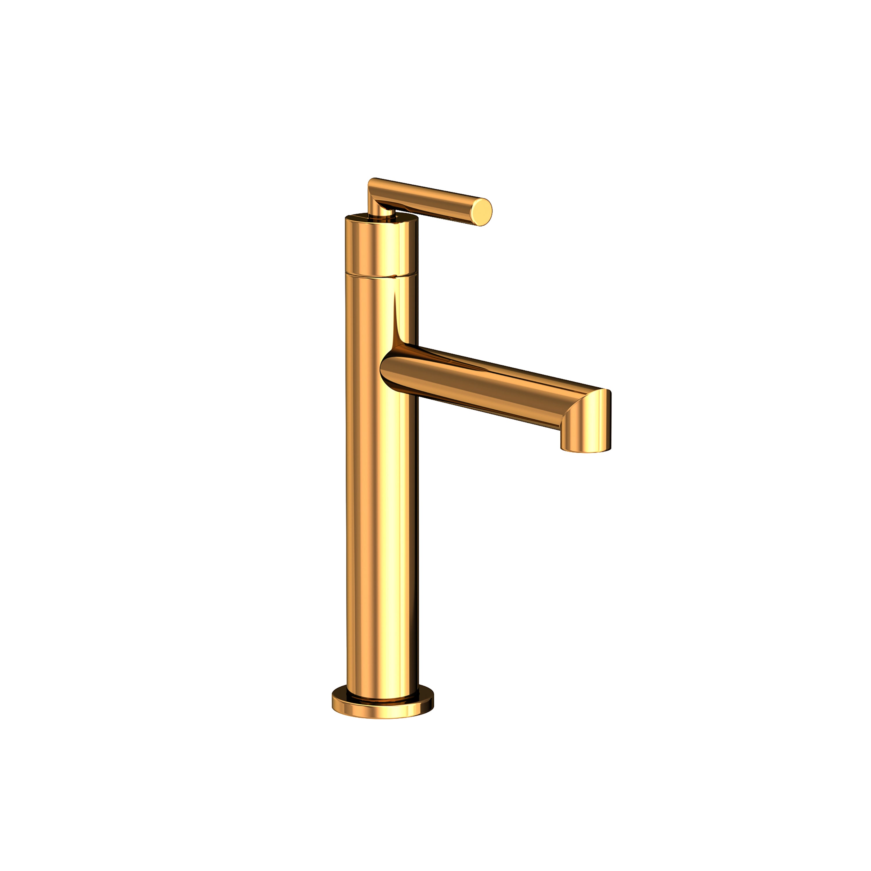 Newport Brass Pavani 2493 — Llave de Lavabo Monomando de Un Orificio — Oro Pulido (PVD)